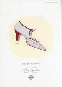 Damenschuhwerbung, 1930er Jahre von English School