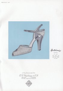 Damenschuhwerbung, 1930er Jahre von English School