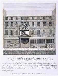 Wood Street, Compter, veröffentlicht 1793 von English School