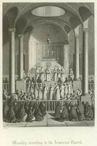 Gottesdienst nach der armenischen Kirche von English School