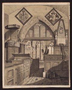 Wyrardisbury Kirche, Bucks (Gravur) von English School