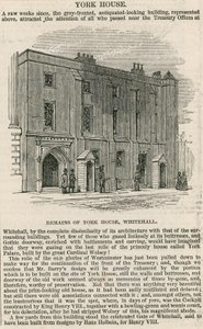 York House, Whitehall von English School