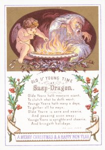 Jung und Alt, Weihnachtskarte