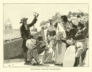 Ziegenbalg verlässt Tranquebar von English School