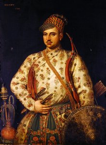 Porträt eines Moghul-Prinzen