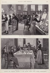 Künstlerische und häusliche Ausbildung an der William Street Board School, Hammersmith, London von Enoch Ward