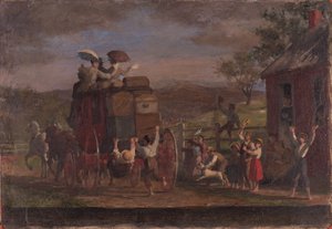 Studie für den Pemigewasett-Coach, ca. 1880-89