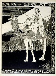 Enak vor Gomorrha, aus dem Buch Juda illustriert von Ephraim Moses Lilien (1874-1925). Lilien gilt als Vater der zionistischen Ikonographie, geschaffen im Jugendstil. Er illustrierte Juda (1900), ein Buch von b von Ephraim Moses Lilien