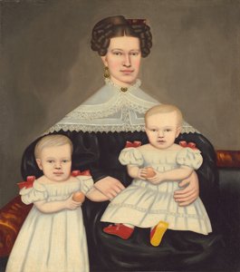 Mrs. Paul Smith Palmer und ihre Zwillinge