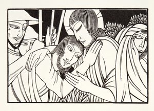 Der Kuss des Judas von Eric Gill
