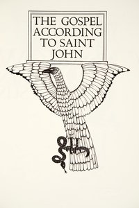 Der Adler des Heiligen Johannes von Eric Gill