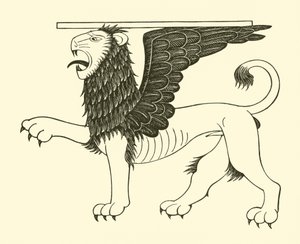 Der Löwe von St. Markus von Eric Gill