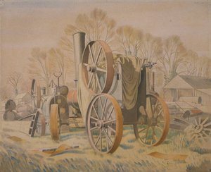 Der Traktor, 1933 von Eric Ravilious