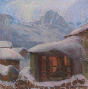 Einsamkeit, gefrierender Regen, ca. 1900