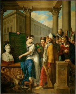 Allegorie auf den Ruhm Napoleons I. Die Muse Clio zeigt von Erich Lessing