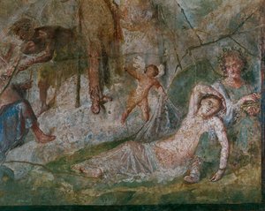 Ariadne und Dionysos auf der Insel Naxos von Erich Lessing