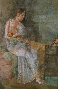 Danae und Perseus als Kind