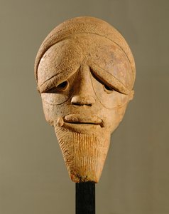 Männlicher Kopf, Sokoto-Skulptur, Nigeria