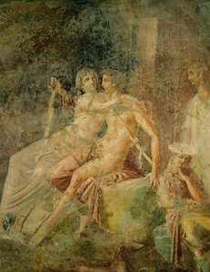 Mars und Venus. Aus dem Haus des Citharisten, Pompeji von Erich Lessing