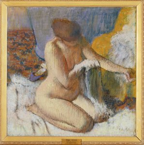 Akt nach dem Bad von Erich Lessing