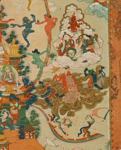 Thangka Zangdog Pelri - Guru Rinpoche auf dem Kupferberg von Erich Lessing