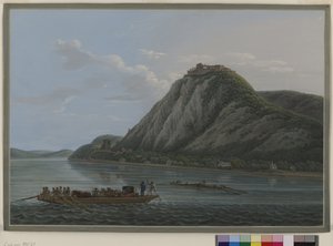 Ansicht der Ruinen der Burg in Visegrád, Ungarn, Pest von Erich Lessing