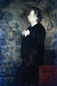 Porträt des norwegischen Komponisten und Pianisten Edvard Grieg (Bergen)