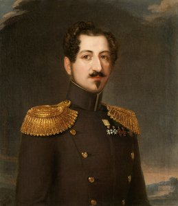 Porträt von Oscar I 1799-1859, König von Schweden und Norwegen, 1844 von Erik Wahlbergson
