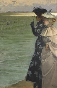 Badezeit am Meer, 1896