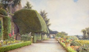 Die Terrasse, Drummond Castle, Perthshire