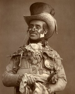 Arthur Roberts, britischer Schauspieler, Komiker und Music-Hall-Entertainer, 1888 von Ernest Barraud