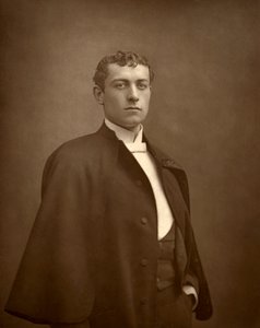 Lewis Waller, britischer Schauspieler, 1887 von Ernest Barraud