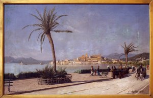 Spaziergang auf der Croisette von Cannes