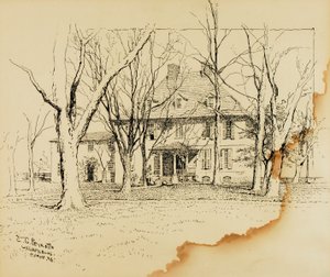 Haus des Präsidenten des William and Mary College von Ernest C. Peixotto