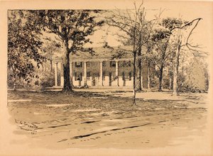 Saratoga. Haus von General Schuyler von Ernest C. Peixotto