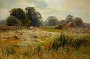 Heuwenden bei Epping, Essex von Ernest C. Walbourne