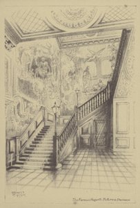 Die berühmten Hogarth-Bilder und Treppe