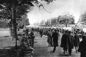 Avenue Foch von der Etoile zum Bois de Boulogne, Paris von Ernest Flammarion