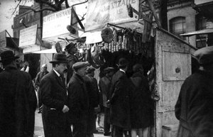 Ham-Markt auf dem Boulevard Richard Lenoir, Paris, 1931