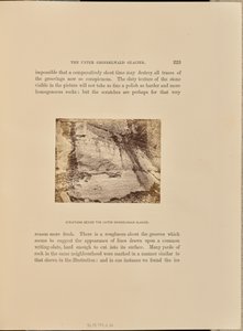 Streifen neben dem Unteren Grindelwaldgletscher von Ernest H. Edwards