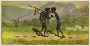 Ashanti-Begrüßung von Ernest Henry Griset