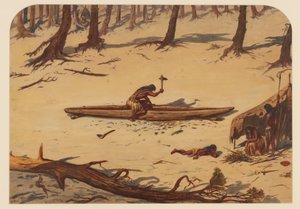 Prähistorisches Lager, 1871 von Ernest Henry Griset
