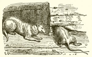 Die Maus und das Wiesel von Ernest Henry Griset