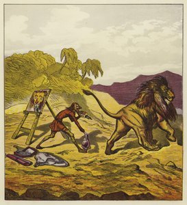 Der Löwe verlässt John Bold von Ernest Henry Griset