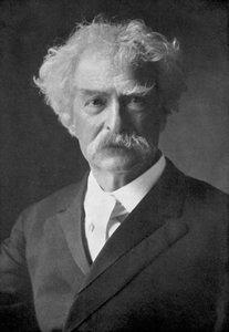 Samuel Langhorne Clemens, amerikanischer Humorist, Romanautor, Schriftsteller und Dozent, 1910