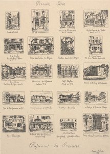 Erste Serie, Klassifikationen von Gravuren von Ernest Laborde