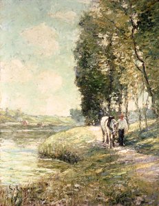 Landstraße nach Spuyten, Duyvil, New York von Ernest Lawson