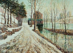 Schmelzender Schnee