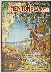Menton und Cap-Martin von Ernest Louis Lessieux