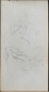 Skizzenbuch, Seite 82: Studie von Figuren